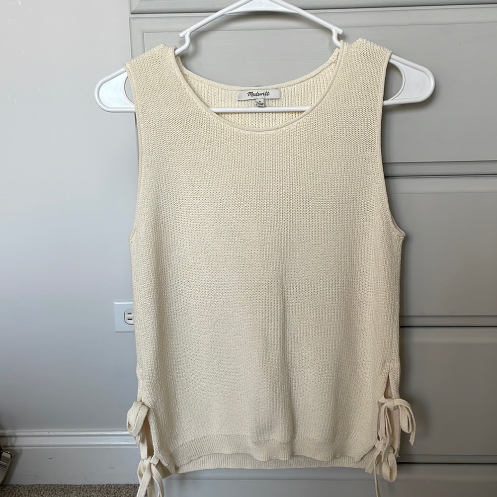 Madewell Ivory Sweater Tank - Size S